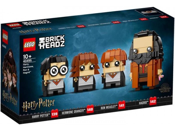 Lego BrickHeadz 4'lü karakter Harry Potter Hermione Granger Ron Weasley Hagrid 40495
