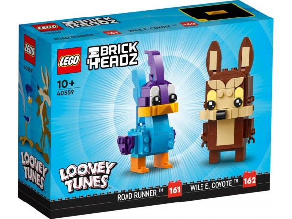 Lego BrickHeadz Looney Tunes Road Runner + Wile E. Coyote 40559