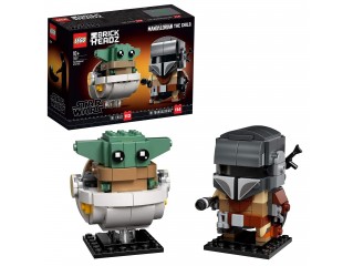 Lego Brickheadz The Mandalorian And The Child Yoda