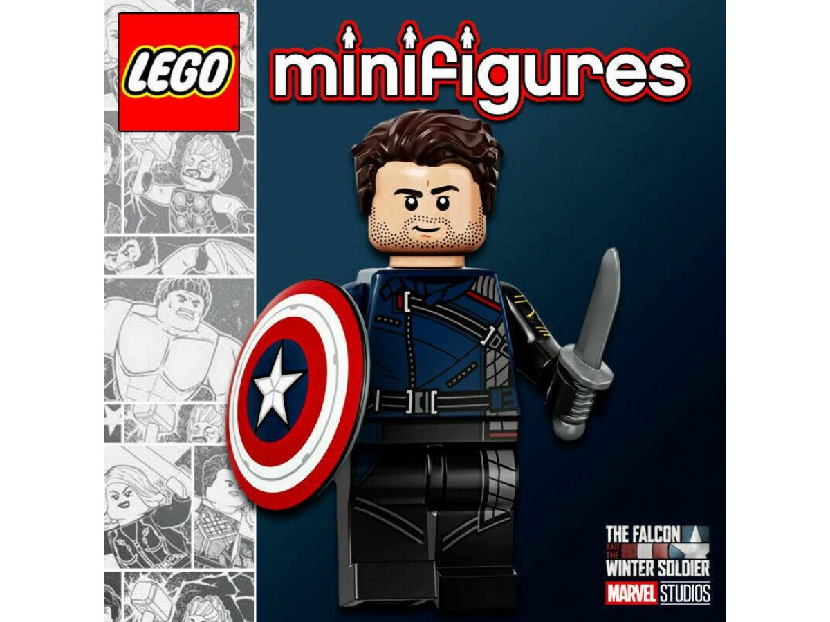 Lego Marvel Studios Series 71031  Winter Soldier Minifigür