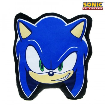 Lisanslı Sonic The Hedgehog 3D Dolgulu Yastık 38X32 Cm