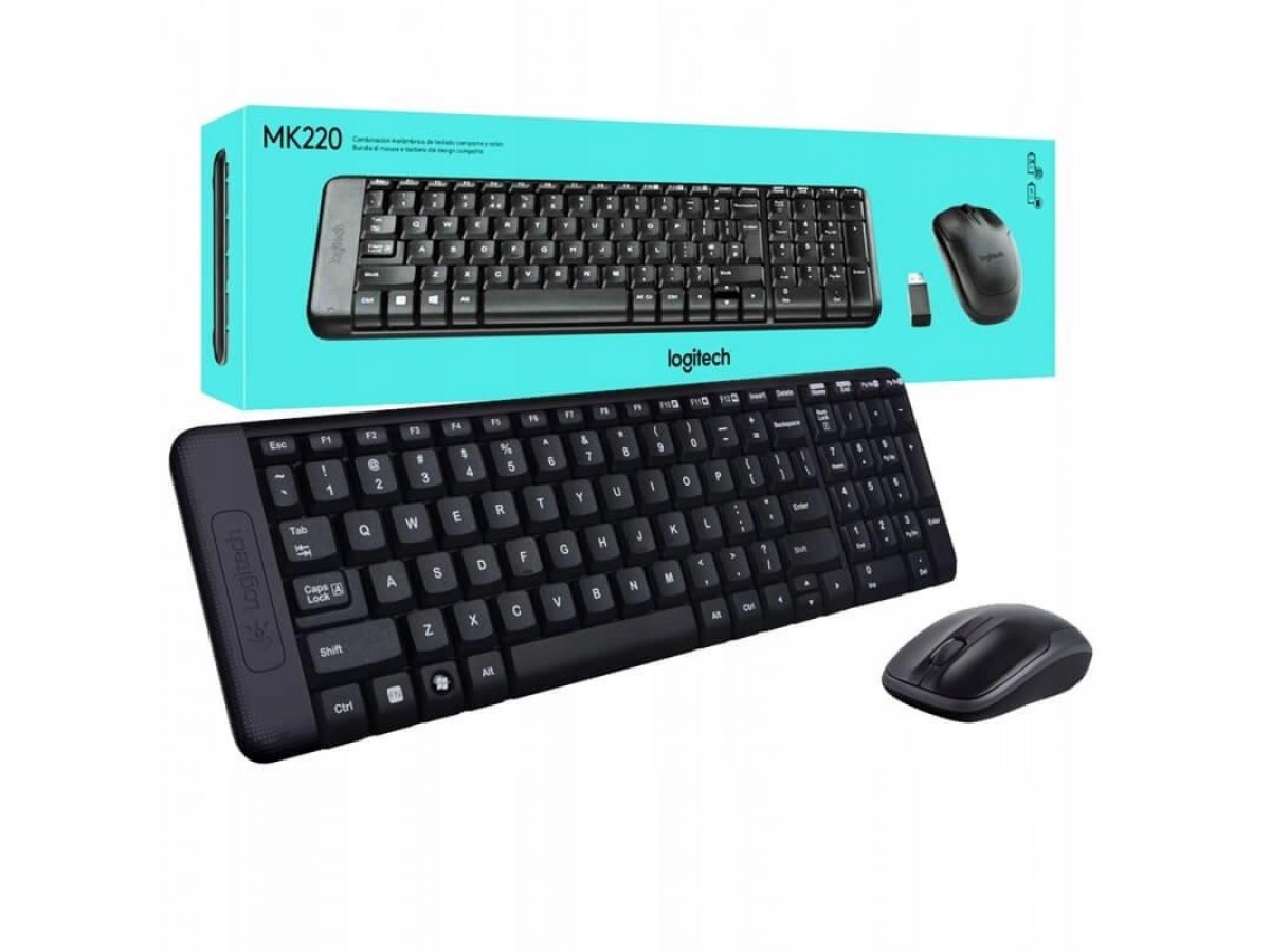 Logitech Mk220 Wireless Desktop Kablosuz Klavye Mouse Seti