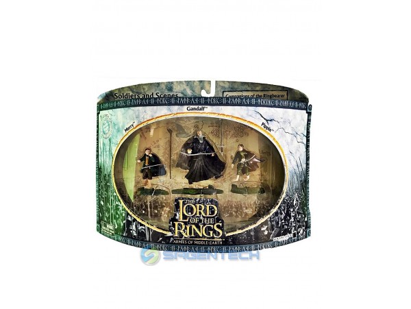 Lord Of The Rings Aome Merry Gandalf Pippin 3 Figür 6 Cm Lisansli Ürün