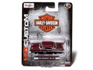 Maisto 1:64 Harley Davidson Custom Cars 1957 Chevrolet Bel Air