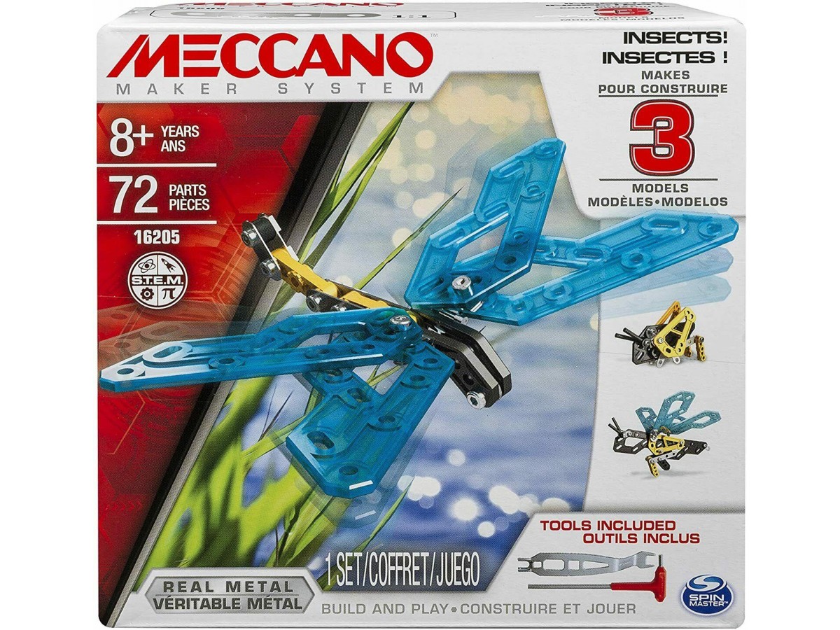 Meccano 3 Modelli Böcek Set - 72 Parca