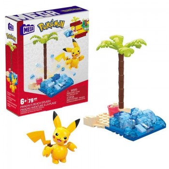Mega Construx Pokemon Pikachu Beach Splash 79 Parça