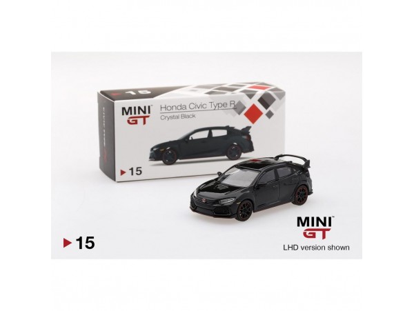 Mini GT Honda Civic Type R Crystal Black Rhd 1:64