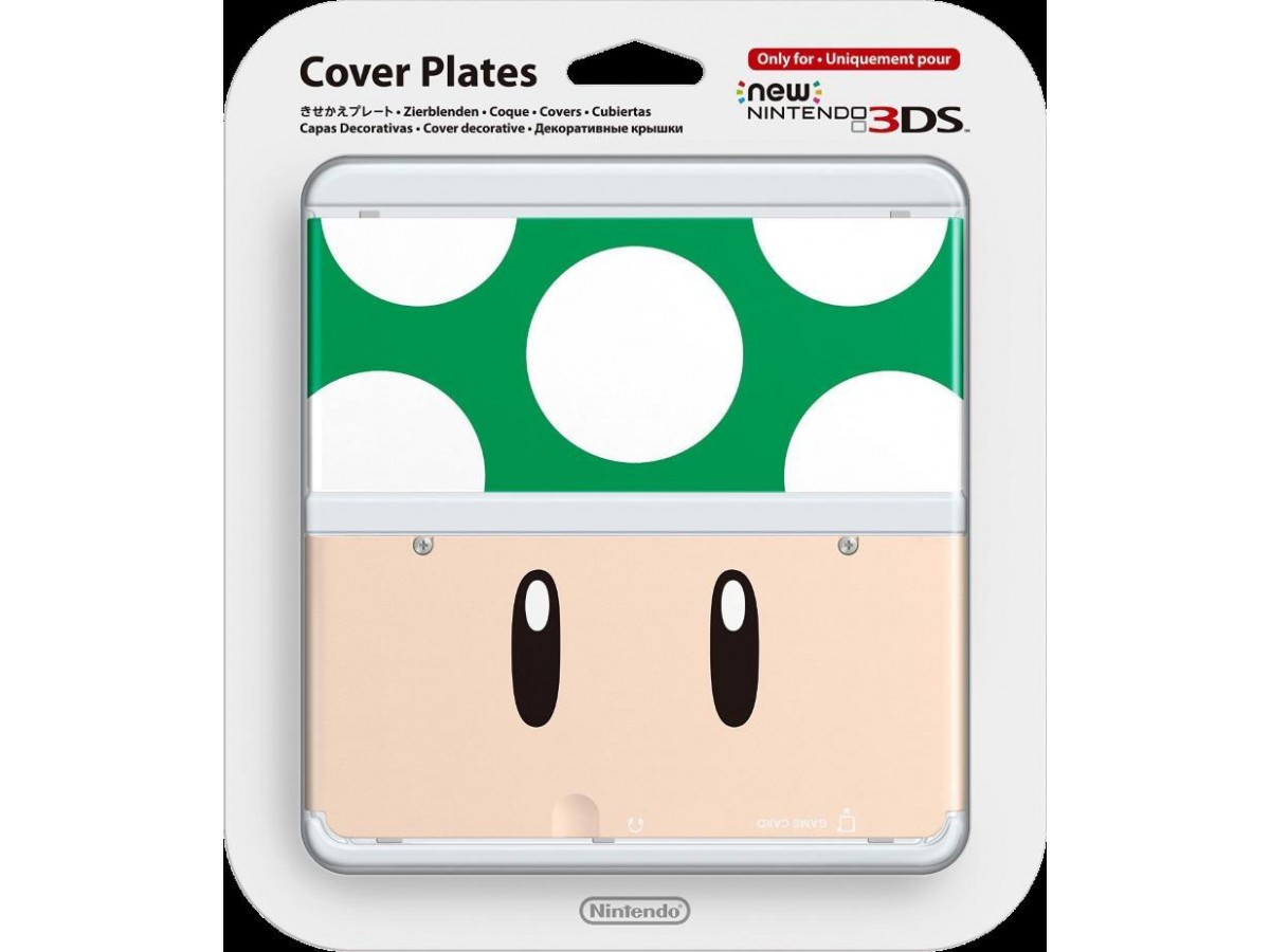 Nintendo 3ds Cover Plates New 3ds Toad Green