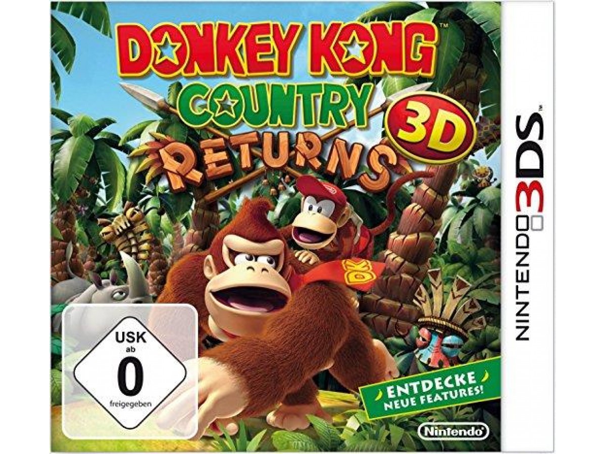 Nintendo 3ds Donkey Kong Country Returns 3d