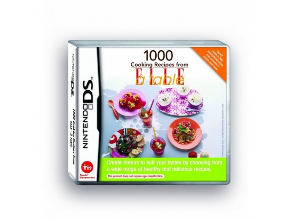 Nintendo Ds 1000 Cooking Recipes From Elle A Table