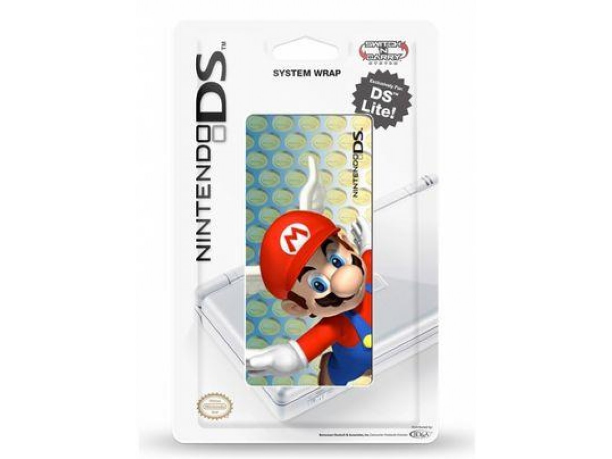Nintendo Ds Lite Orjinal Mario Cover Sticker
