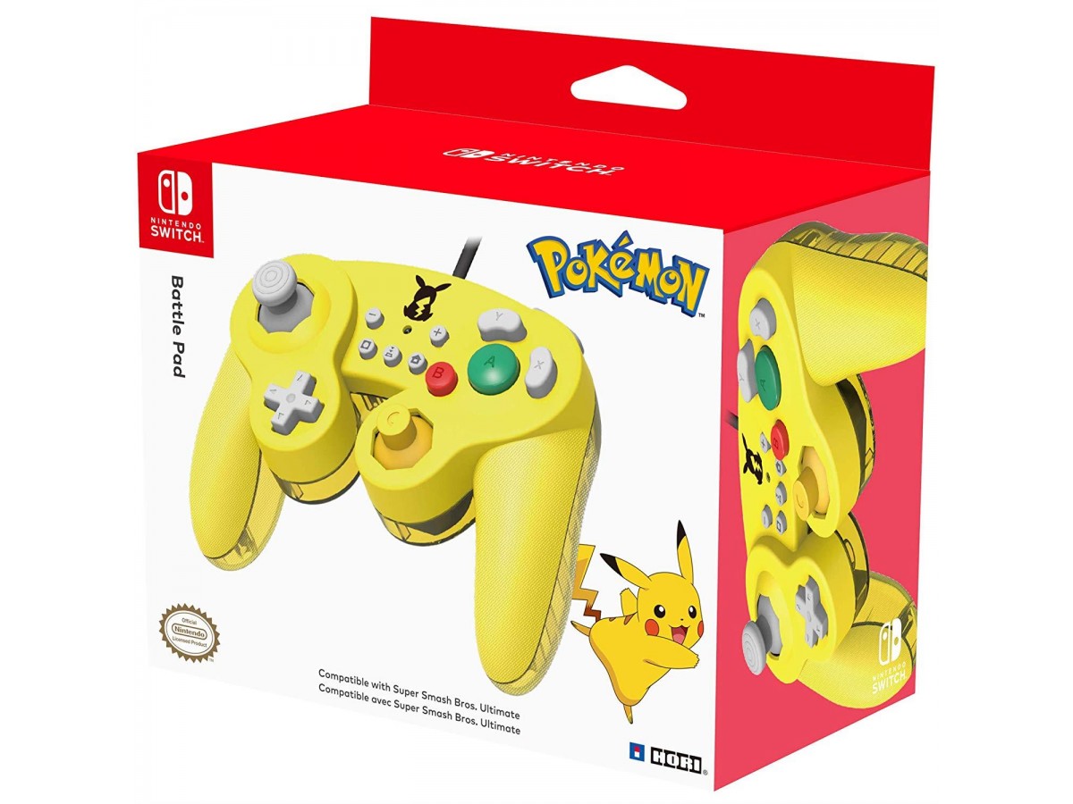 Nintendo Switch Hori Pikachu Battle Usb Pad Controller