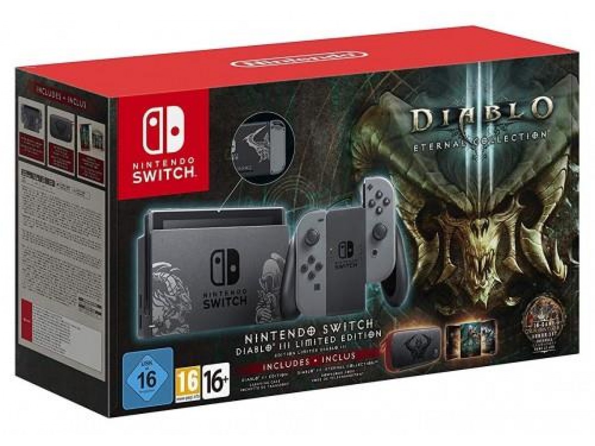 Nintendo Switch Diablo 3 Limited Edition Konsol + Oyun + Kılıf