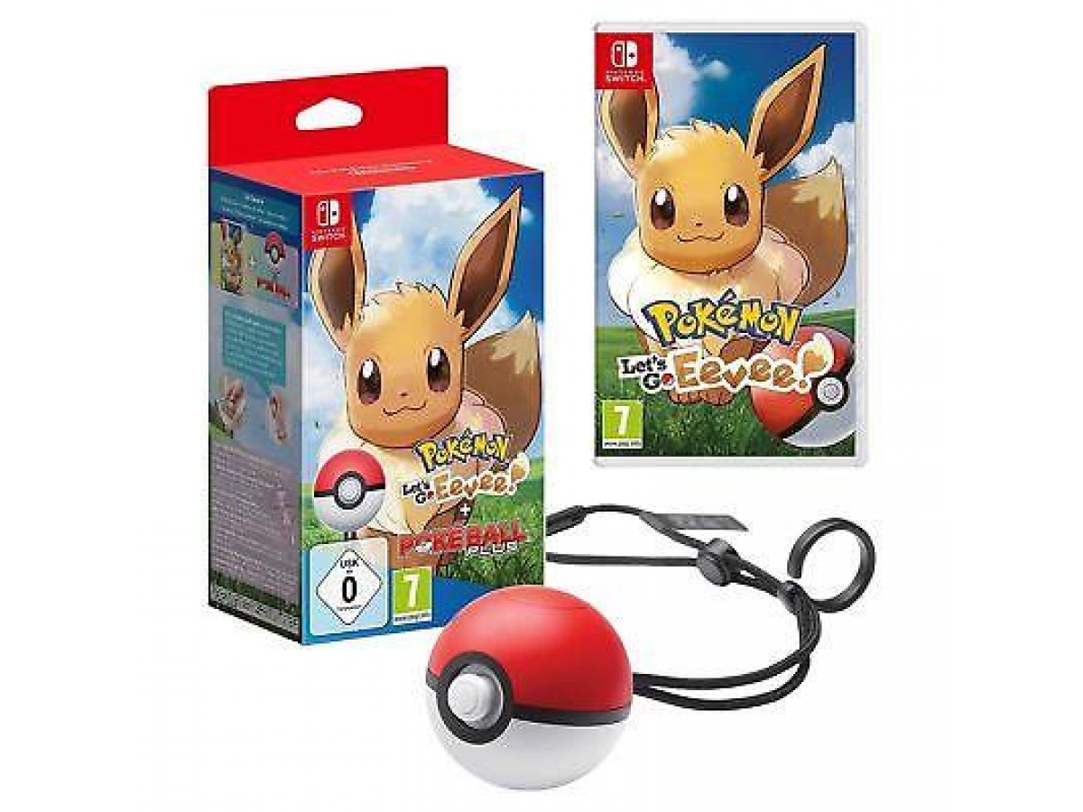 Nintendo Switch Pokemon Let's Go Eevee + Pokeball Plus Limited Edition