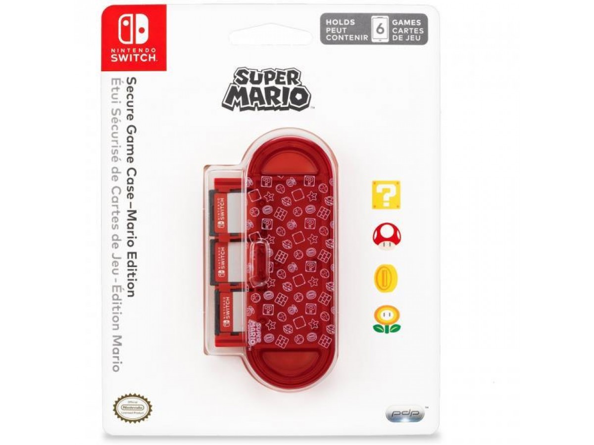 Nintendo Switch Super Mario Game Card Case 6 Li