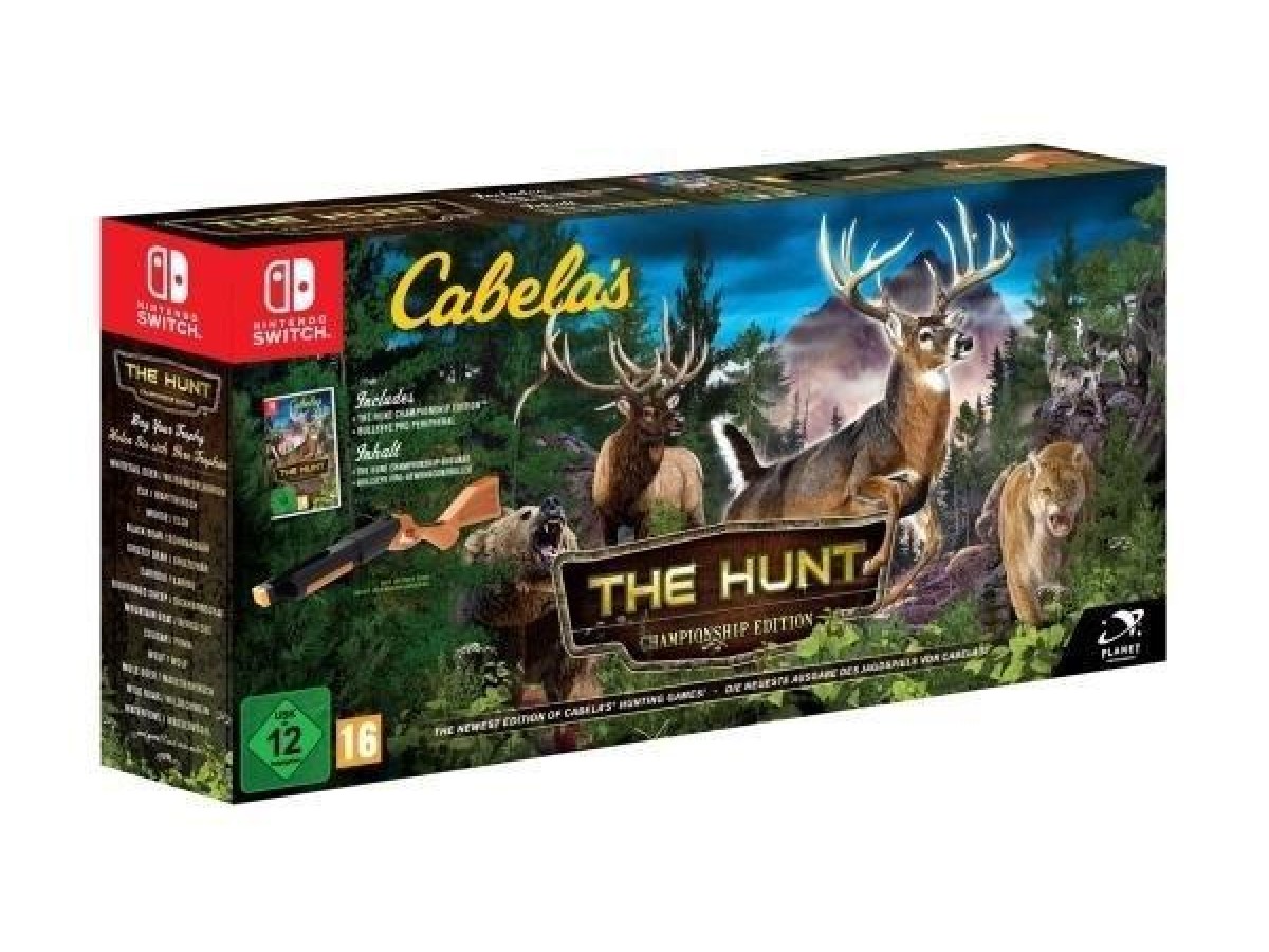 Nintendo Switch The Hunt Cabelas + Tüfek Aparati