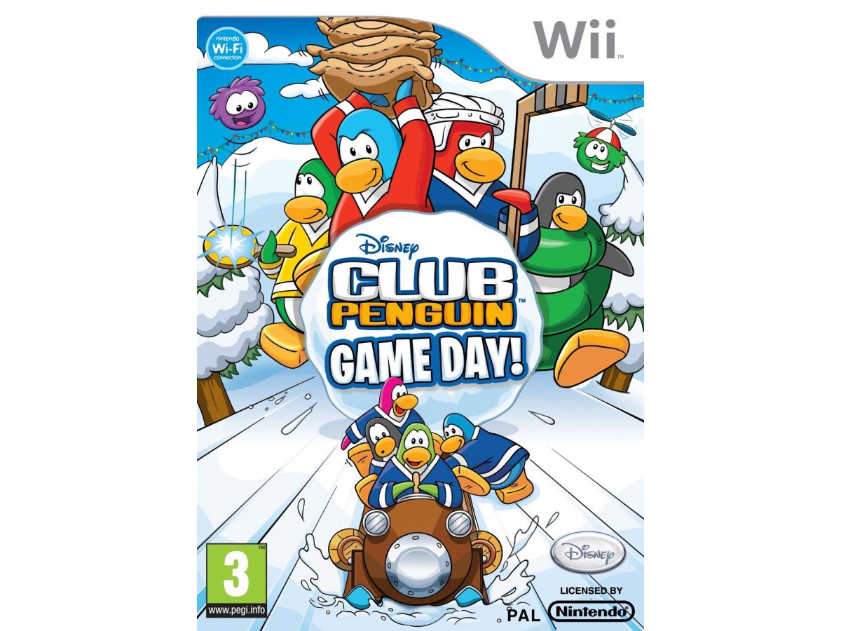 Nintendo Wii Disney Club Penguin Game Day