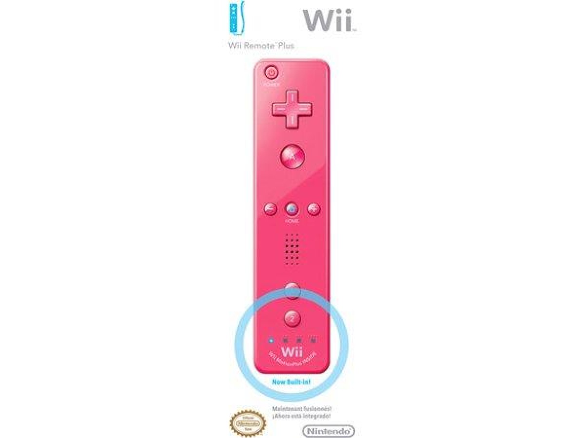 Nintendo Wii Remote Plus Pembe