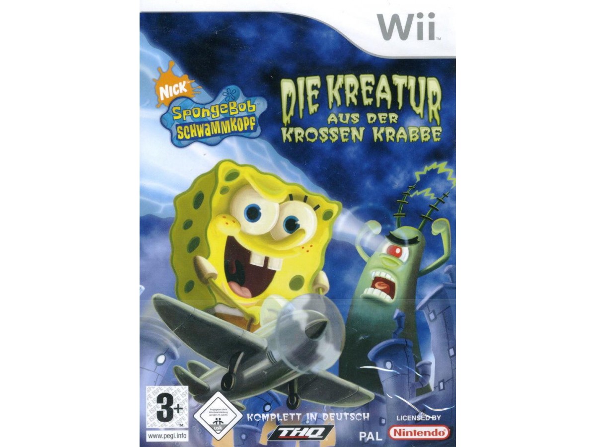 Nintendo Wii Spongebob Creature From The Krusty Krab