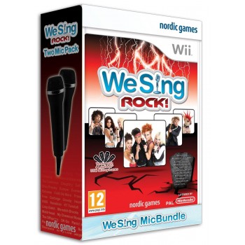 Nintendo Wii We Sing Rock Oyun + 2 Mikrofon
