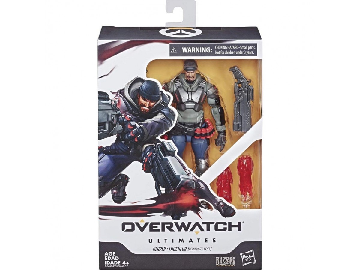 Overwatch Ultimates Series Blackwatch Reyes Reaper Hasbro 6"