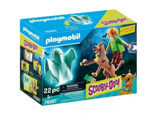 Playmobil Scooby-Doo Scooby & Shaggy with Ghost 22 Parça