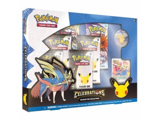Pokemon TCG Celebrations Deluxe Pin Collection Box Zacian Lv X