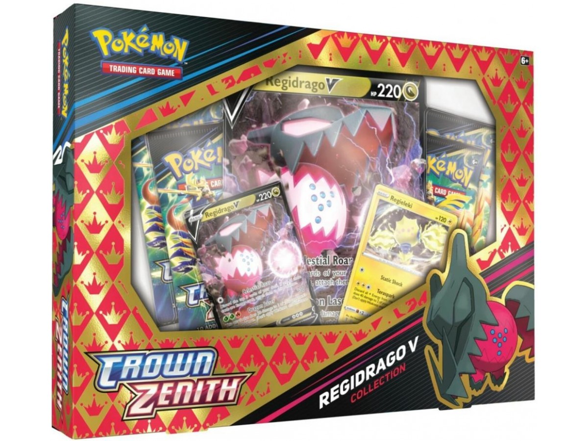 Pokemon Tcg Crown Zenith Regidrago V Collection Box