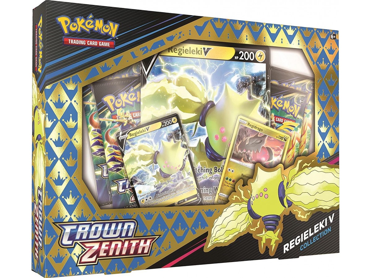 Pokemon Tcg Crown Zenith Regieleki V Collection Box