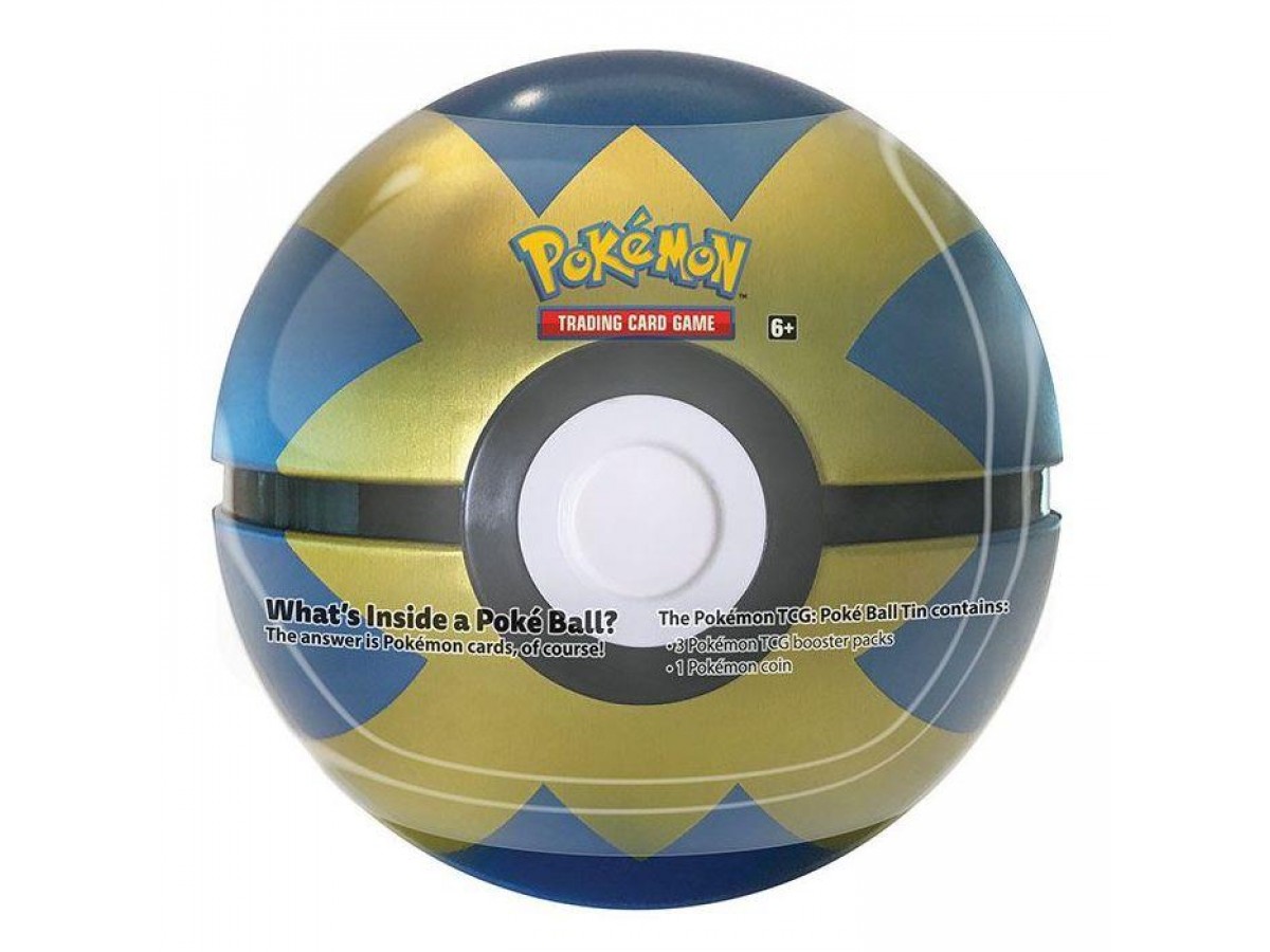 Pokemon Tcg Poke Ball Tin 2022 Quick Ball + 3 Booster Paket