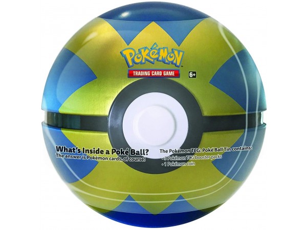 Pokemon Tcg Pokeball Tin Best of 2021 Quick Ball + 3 Booster Paket