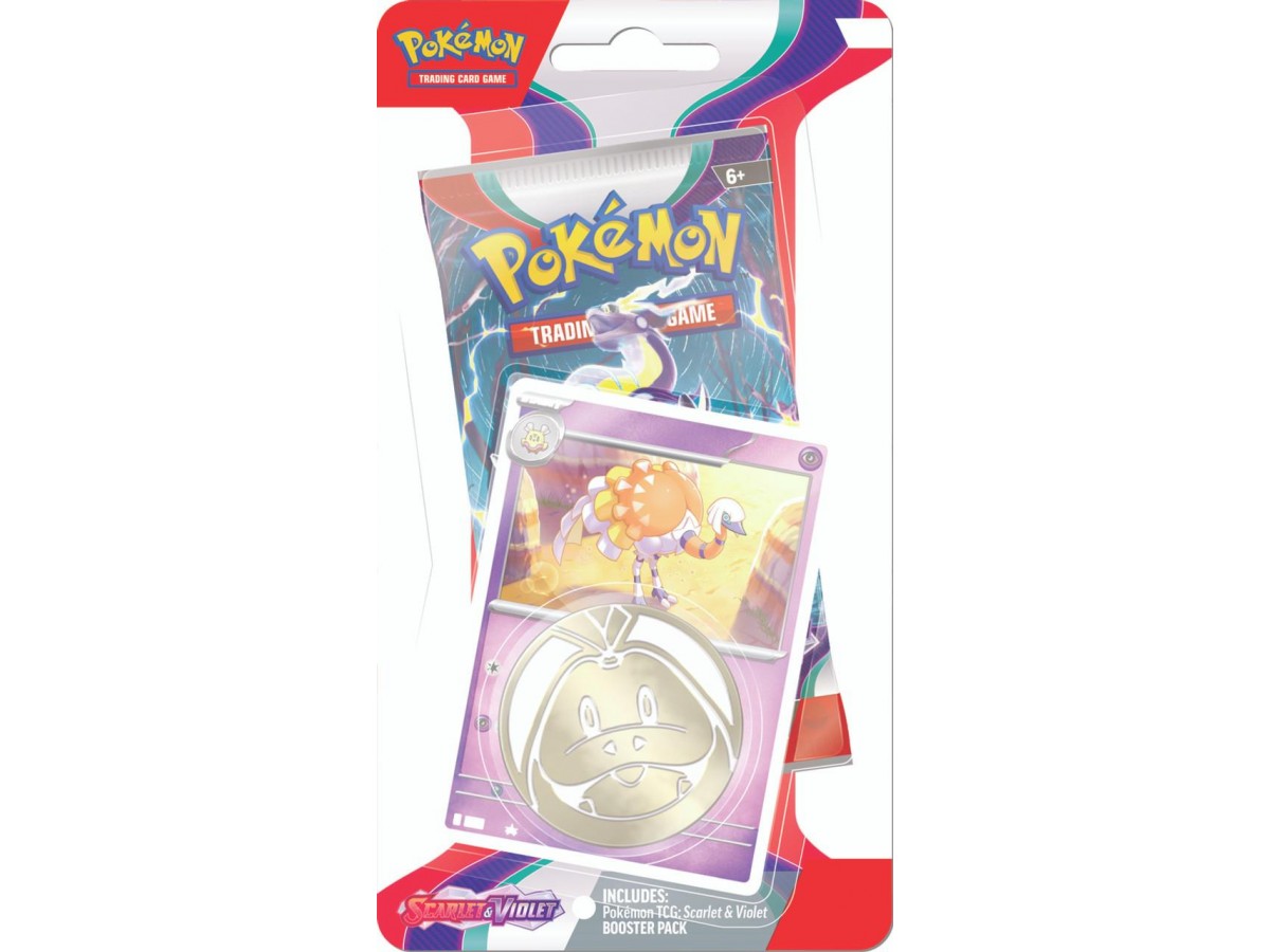 Pokemon Tcg Scarlet and Violet Checklane Booster Paket + Espathra