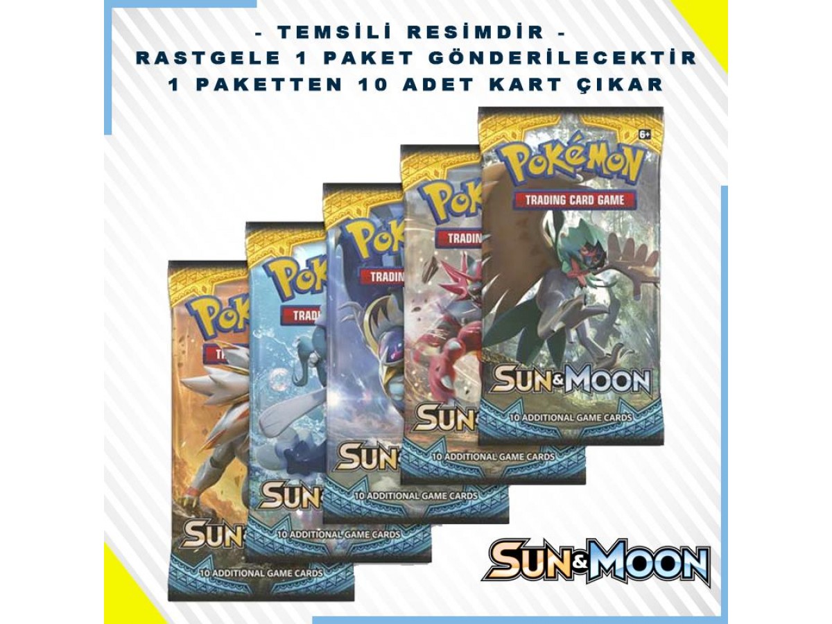 Pokemon Tcg: Sun & Moon Booster Pack 10'lu (orjinal Ürün)