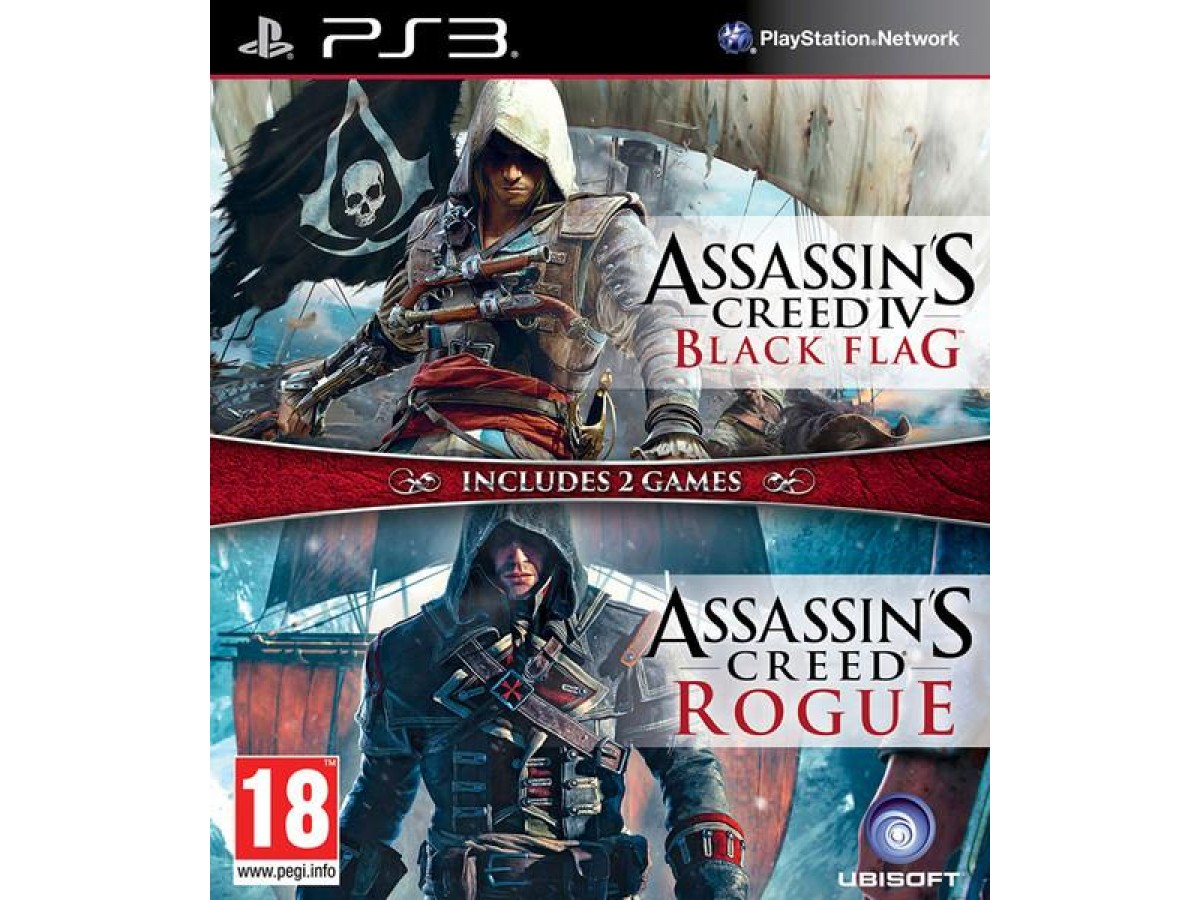Ps3 Assassins Creed Iv Black Flag And Assassins Creed Rogue