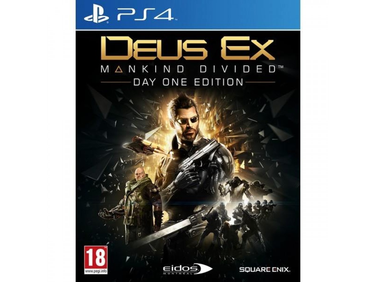 Ps4 Deus Ex Mankind Divided Day One Edition Metal Kutu