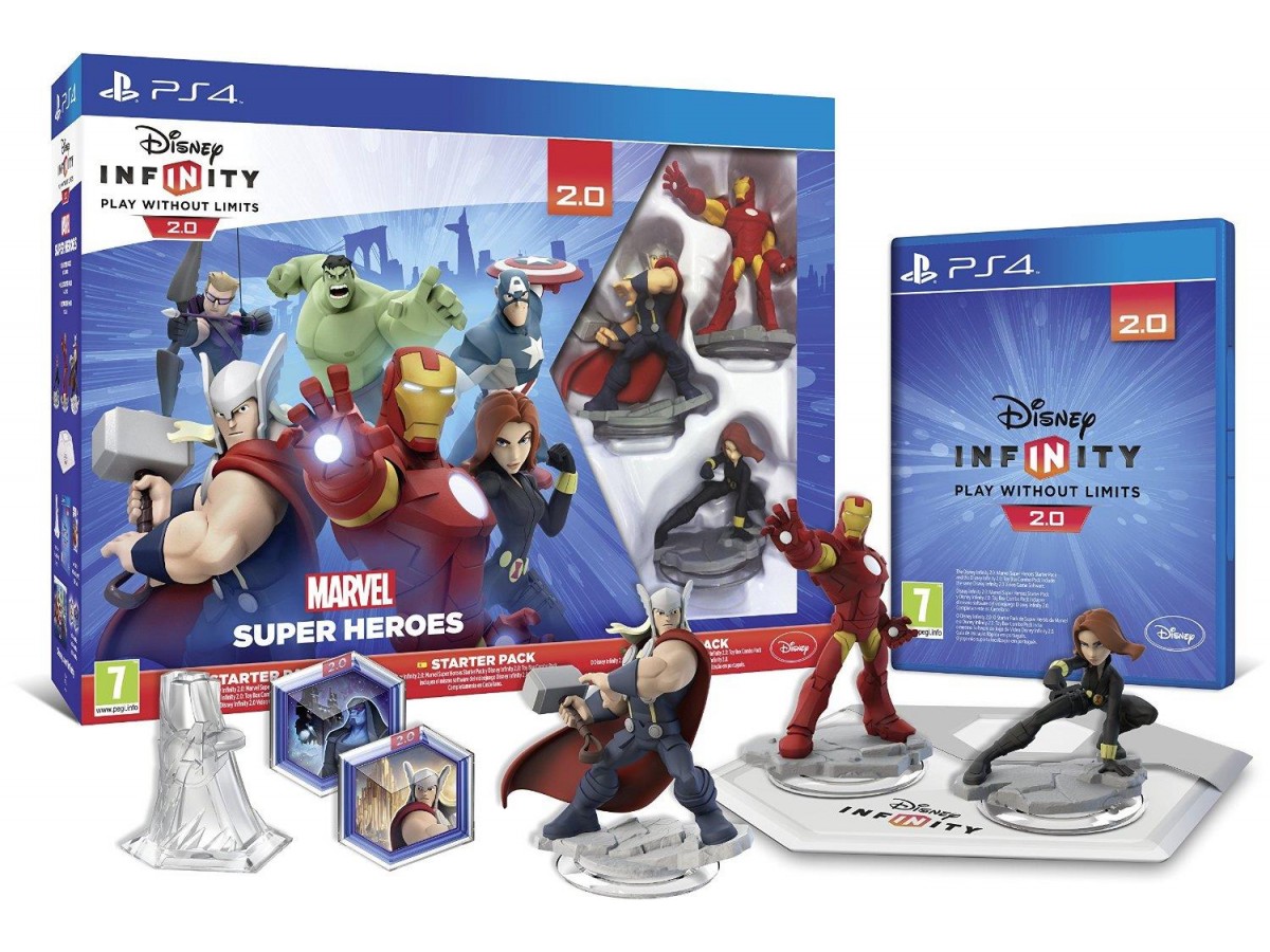 Ps4 Disney Infinity 2.0 Marvel Super Heroes Avengers Starter Pack