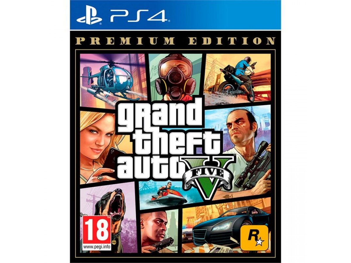 Ps4 Grand Theft Auto Gta 5 V Premium Edition