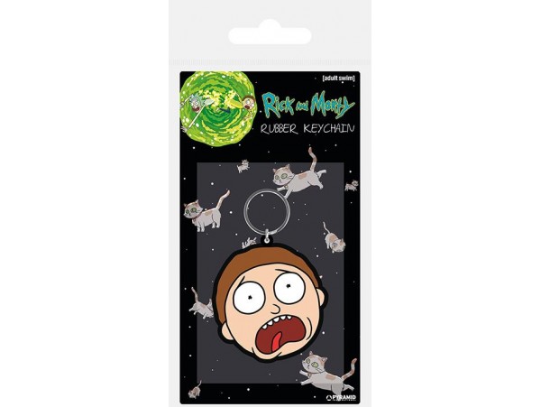 Rick And Morty Morty Face - Lisansli Anahtarlık