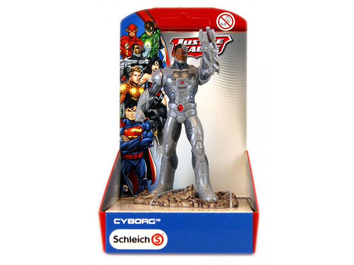 Schleich Justice League Cyborg Figürü