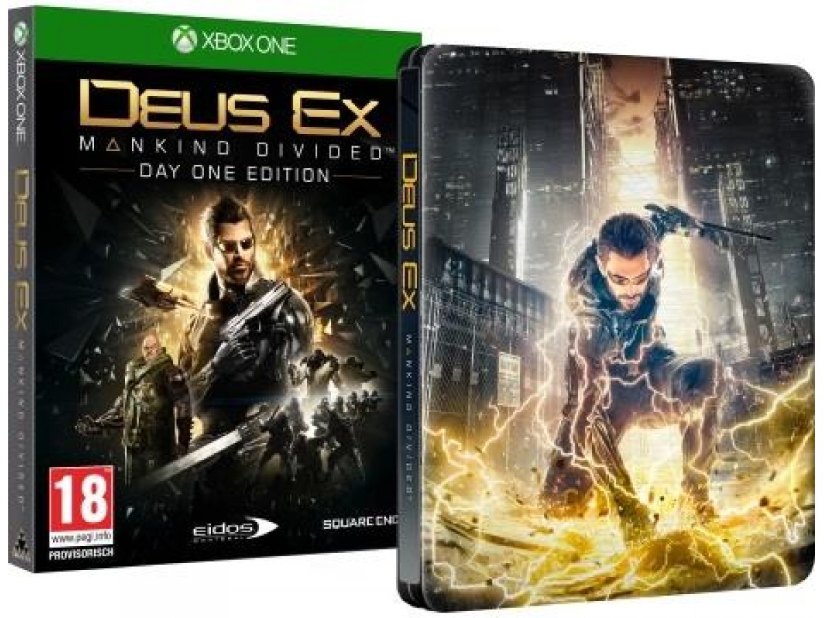Xbox One Deus Ex Mankind Divided Steelbook Edt.