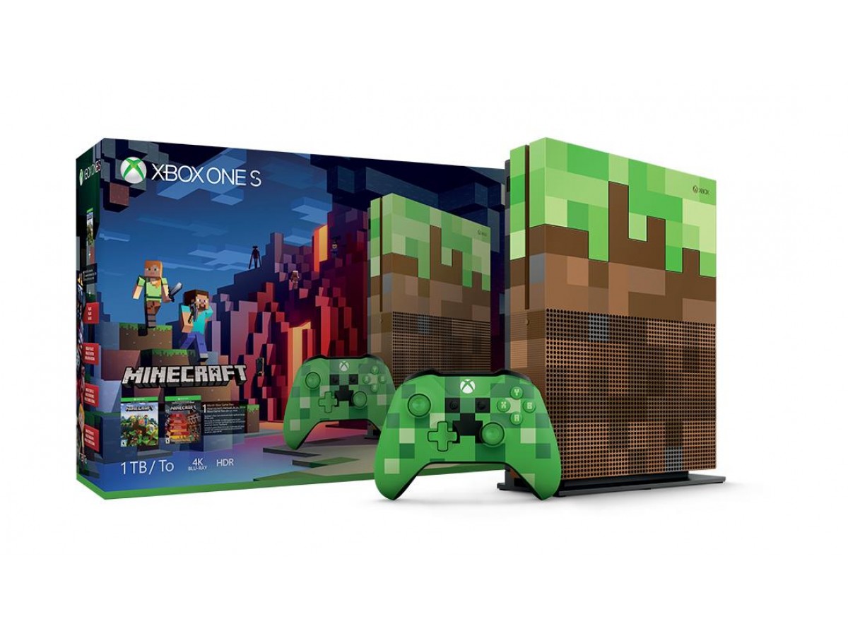 Xbox One S 1tb Minecraft Edition Oyun Konsolu