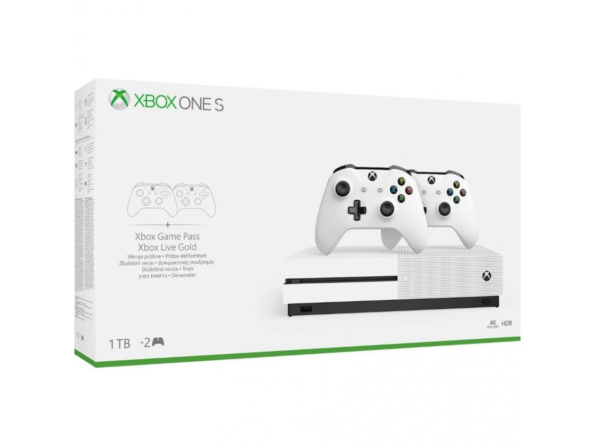 Xbox One S Konsol 1tb 2 Kollu Microsoft Garantili