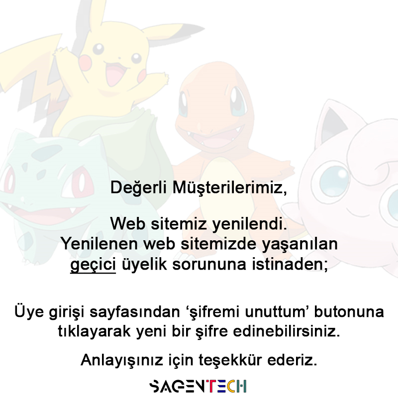 Size bir kampanya haberimiz var!