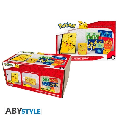 Abystyle Pokemon A5 Notebook + Mug 320ml + Postcards Set