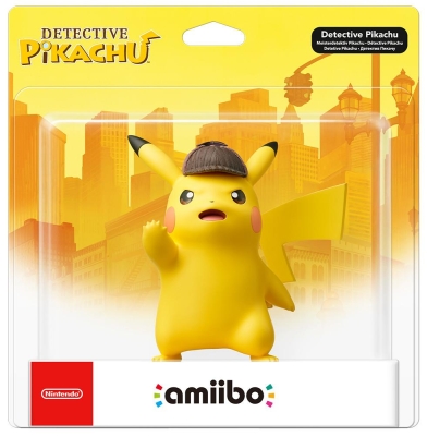 Amiibo Detective Pikachu Figürü Buyuk Boy 14cm