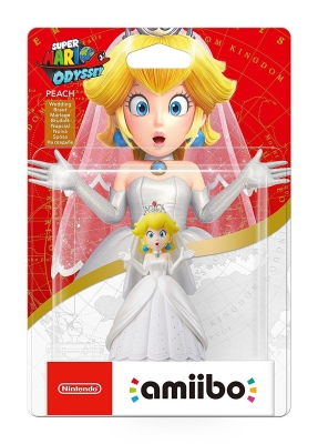 Amiibo Super Mario Odyssey Peach Figürü