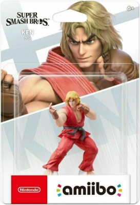 Amiibo Super Smash Bros Street Fighter Ken Figürü