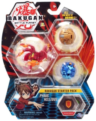 Bakugan Battle Planet Starter Pack - Pyrus Nillious Ultra
