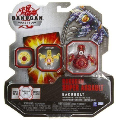 Bakugan Gundalian Invaders Super Assault Series Bakubolt Single Figüre