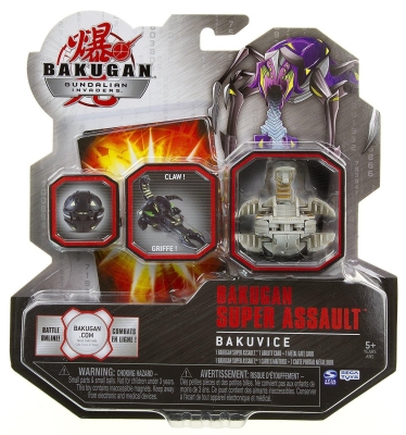 Bakugan Gundalian Invaders Super Assault Series Bakuvice V1 Single Figüre